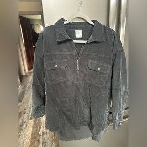 Quarter Zip Corduroy Offline by Aerie Top